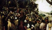 Pieter Bruegel the Elder The Sermon of St John the Baptist oil painting